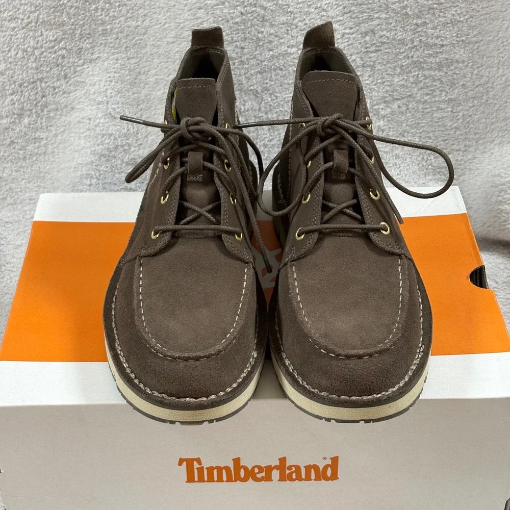 Timberland Westmore Mid Lace Chukka Boot Canteen Olive Brown Suede Mens 11.5
